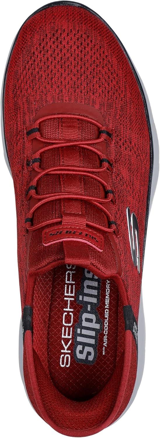 imageSkechers Mens Summits Key Pace Hands Free Slipin ShoesRedBlack Wide