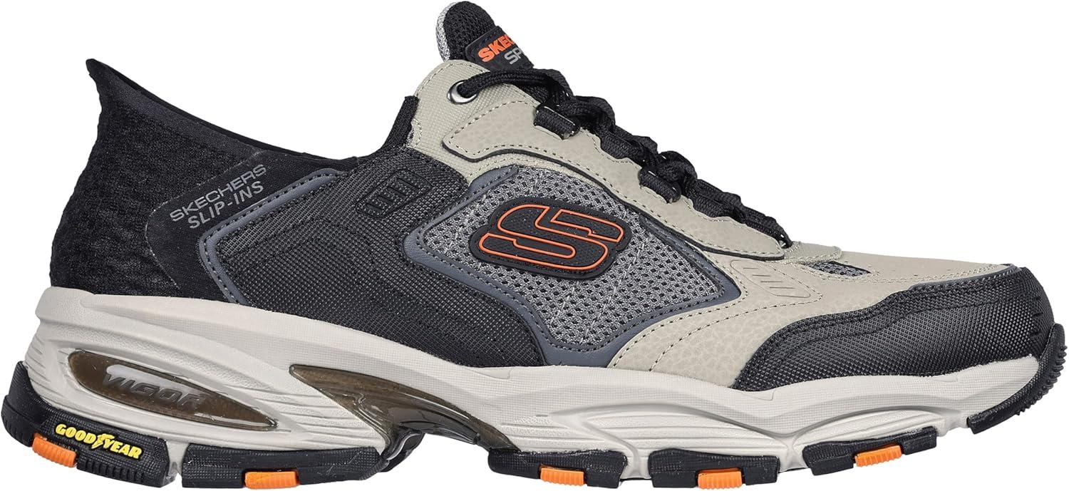 imageSkechers Mens Vigor 30 Drafting Hands Free SlipinTaupeBlack
