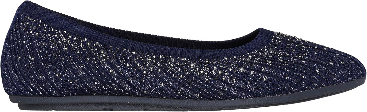 imageSkechers Modern Comfort Womens Womens Cleo 20 Glitzy DazeBallet FlatNavy