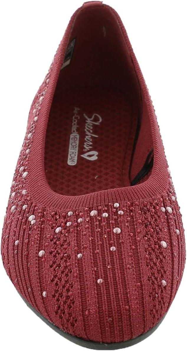 imageSkechers Modern Comfort Womens Womens Cleo 20 Glitzy DazeBallet FlatRed