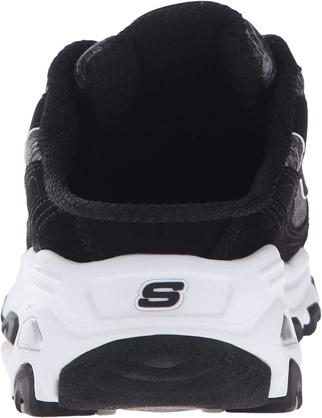 imageSkechers Sport Womens DLites SlipOn Mule SneakerBlackWhite