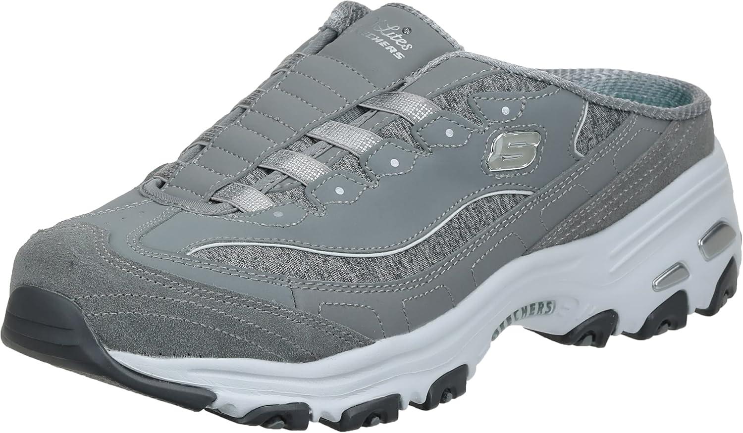 imageSkechers Sport Womens DLites SlipOn Mule SneakerGrey