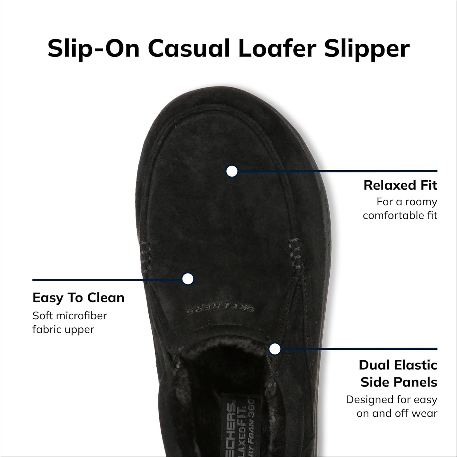 imageSkechers USA Expected X Larmen Mens SlipperBlack