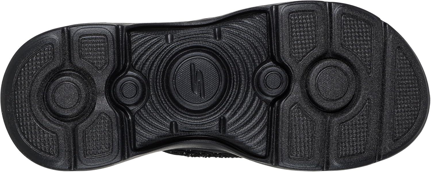 imageSkechers Womens 3pt Wedge FlipFlopBlackBlack