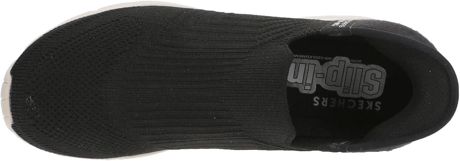 imageSkechers Womens AWedge Crecent Hands Free SlipinsBlack Knit