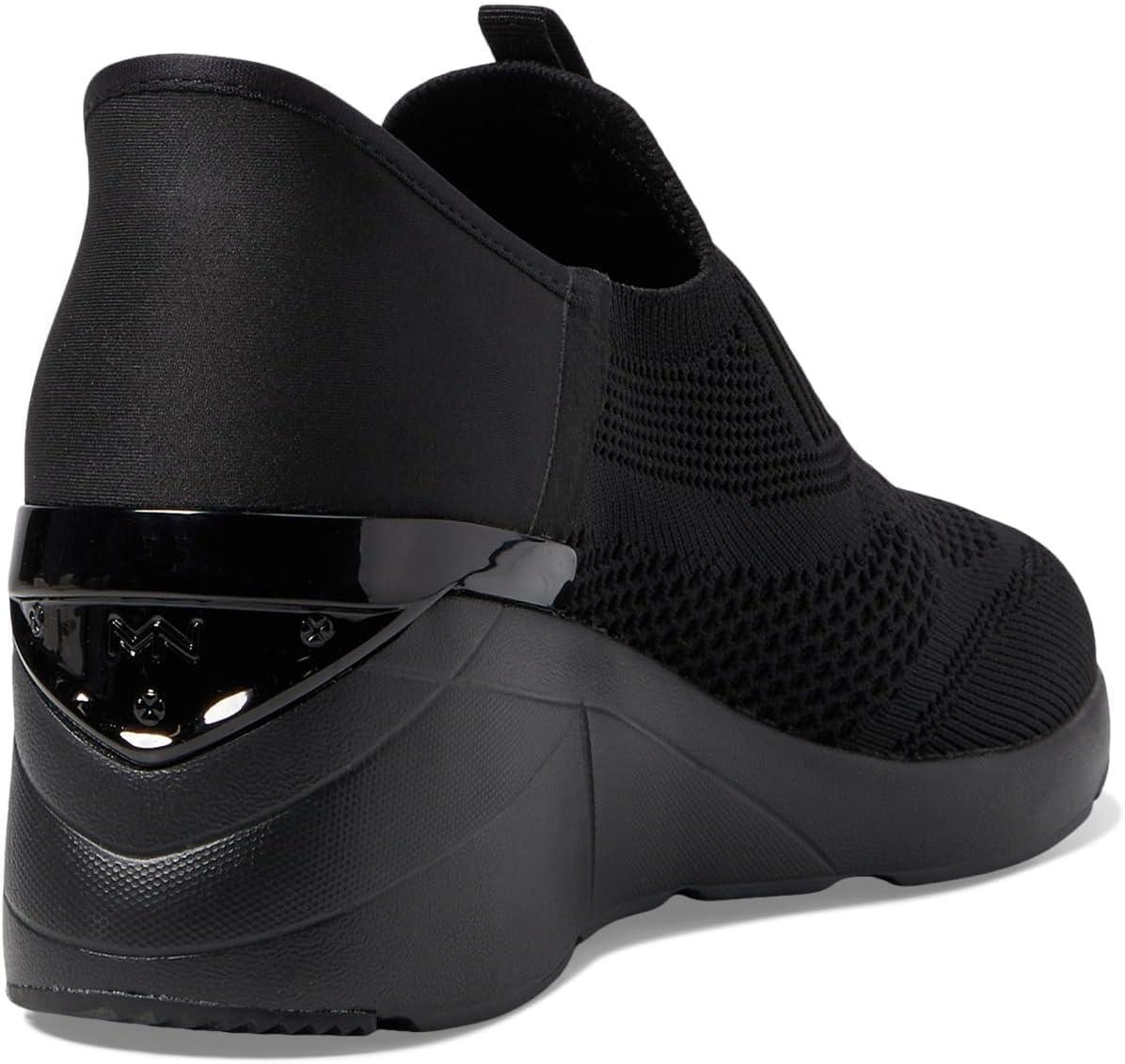 imageSkechers Womens AWedge Crecent Hands Free SlipinsBlackBlack