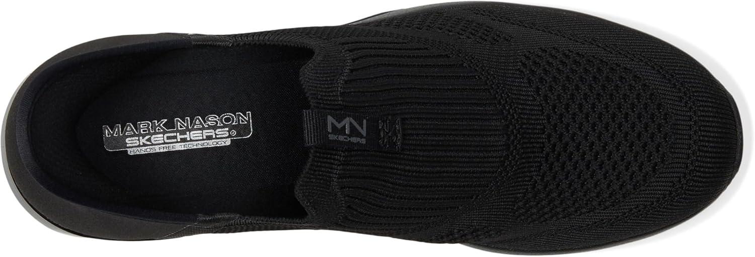 imageSkechers Womens AWedge Crecent Hands Free SlipinsBlackBlack