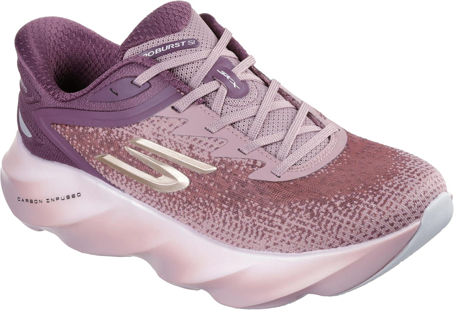 imageSkechers Womens Aero Burst Hands Free Slipins SneakerBurgundy