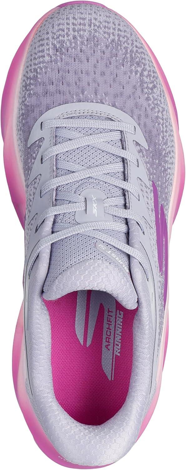 imageSkechers Womens Aero Burst Hands Free Slipins SneakerLavenderNeon Pink