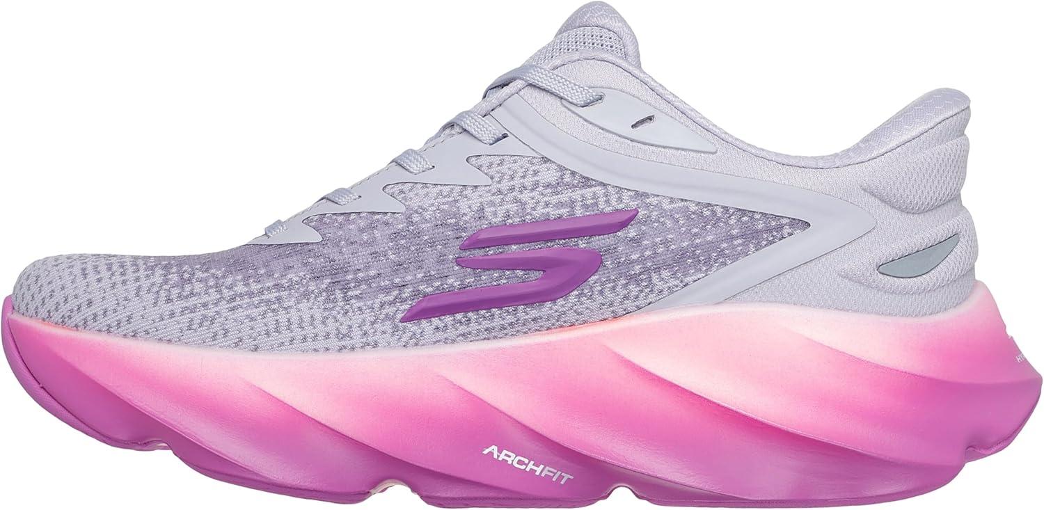 imageSkechers Womens Aero Burst Hands Free Slipins SneakerLavenderNeon Pink