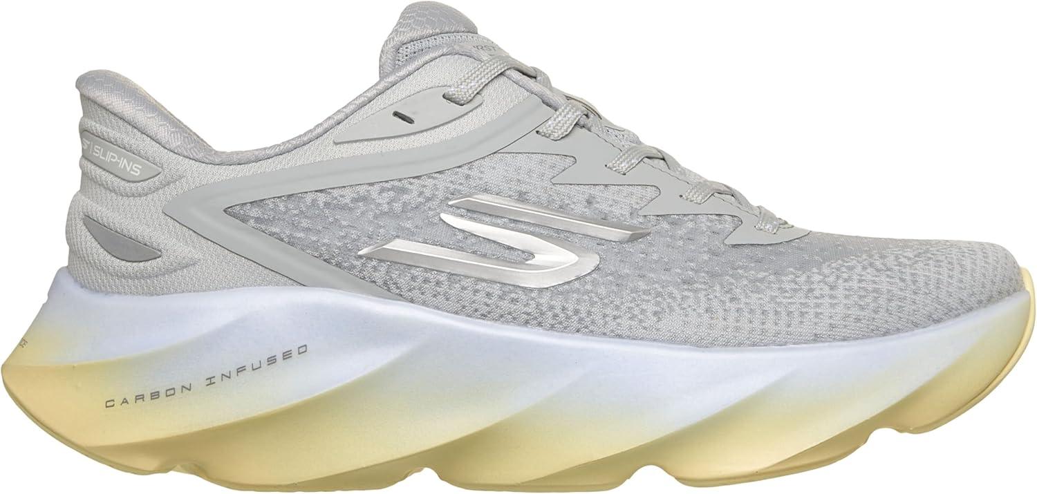 imageSkechers Womens Aero Burst Hands Free Slipins SneakerLight GrayBlue