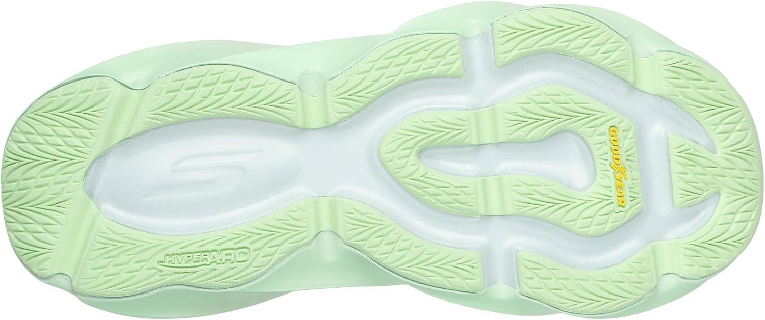 imageSkechers Womens Aero Burst Hands Free Slipins SneakerOff WhiteGreen