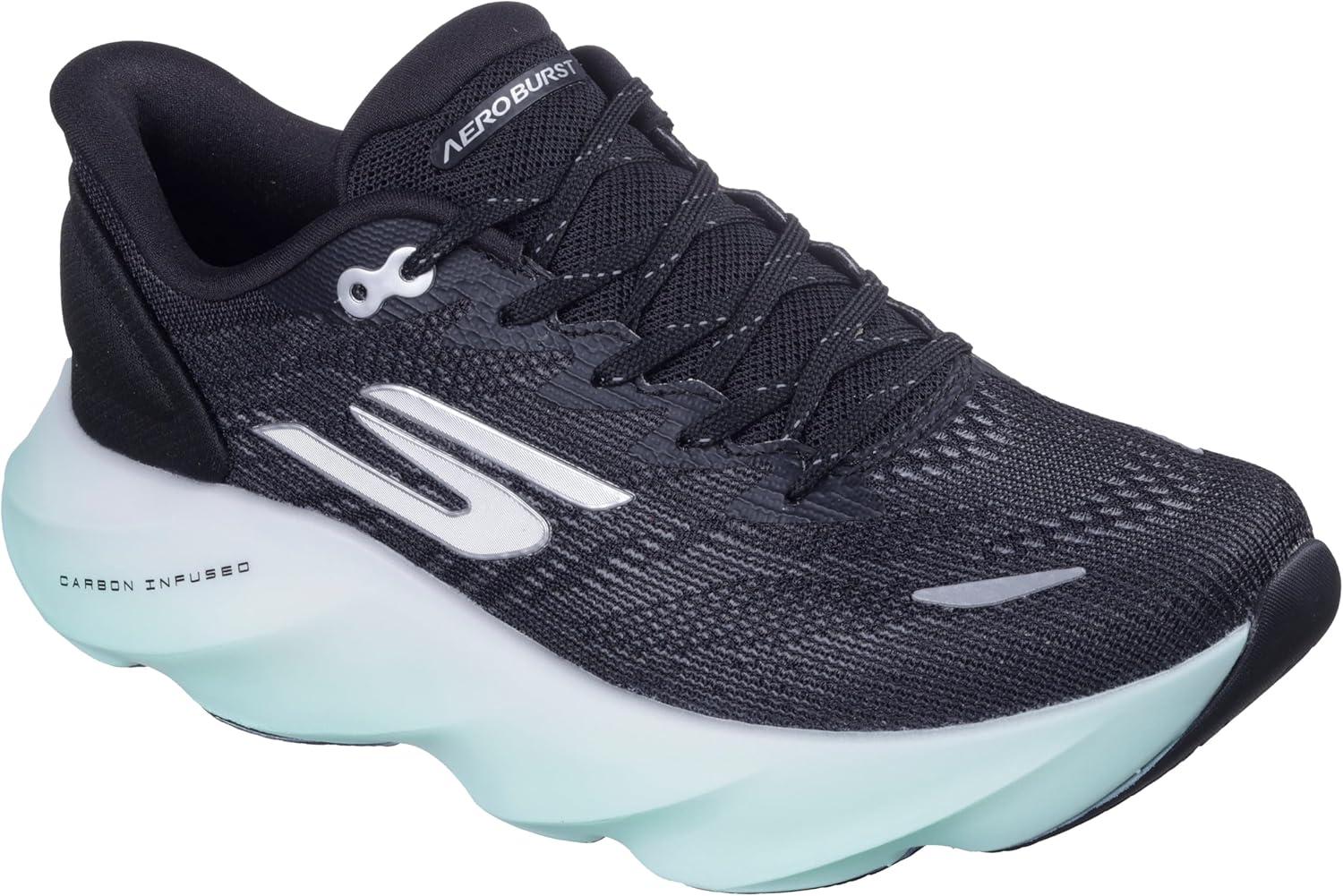 imageSkechers Womens Aero Burst SneakerBlackWhite