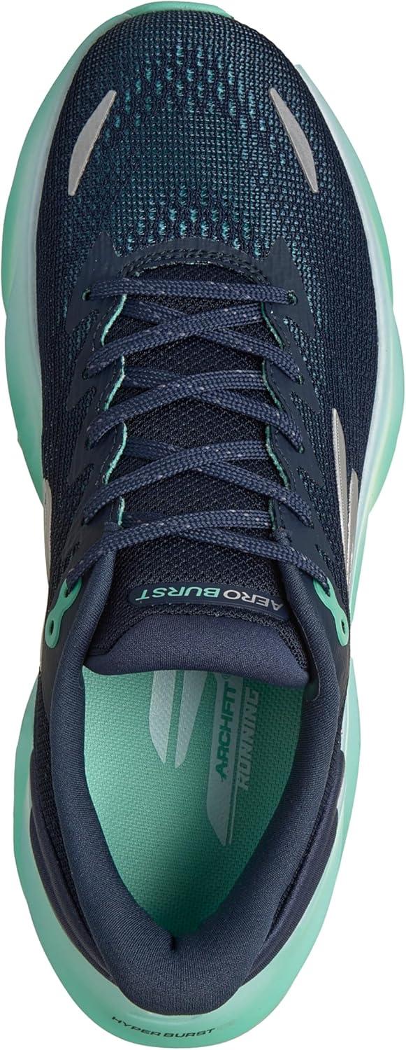 imageSkechers Womens Aero Burst SneakerNavyAqua