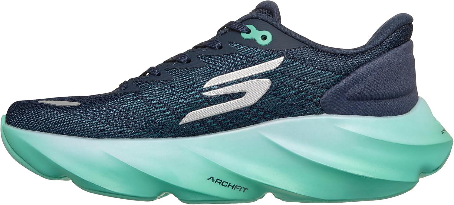 imageSkechers Womens Aero Burst SneakerNavyAqua