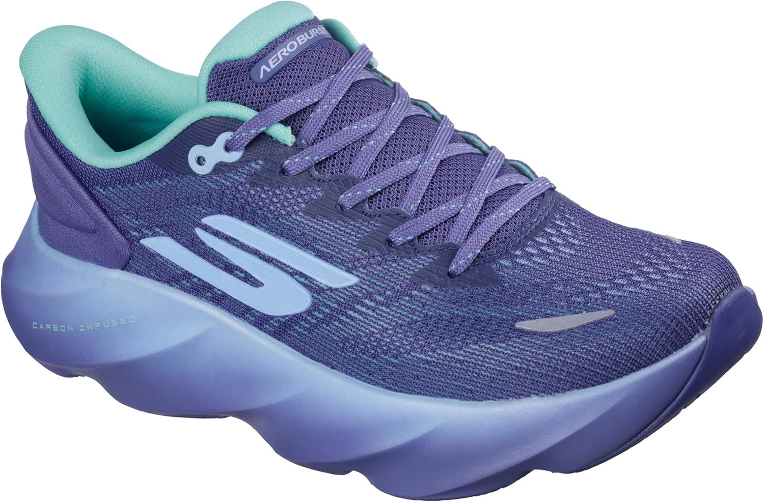 imageSkechers Womens Aero Burst SneakerPeriwinkleAqua