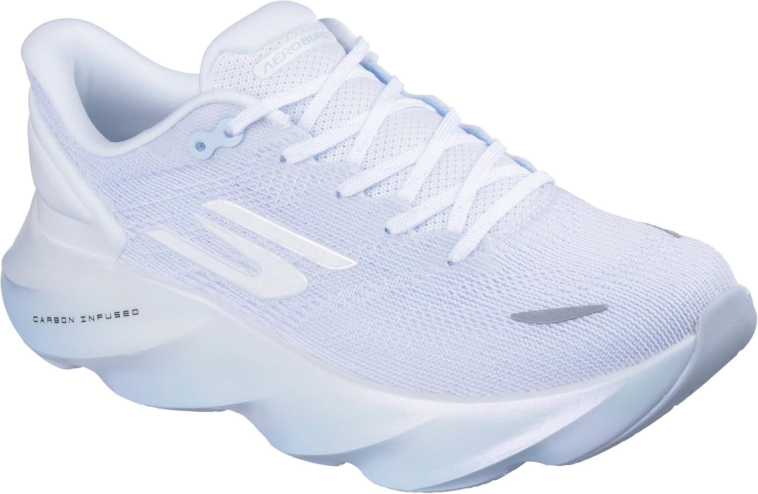 imageSkechers Womens Aero Burst SneakerWhiteLight Blue