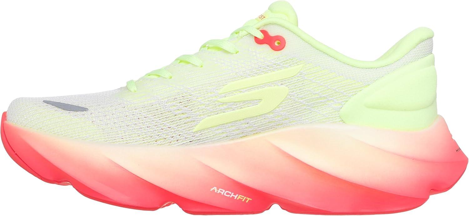 imageSkechers Womens Aero Burst SneakerWhiteYellow