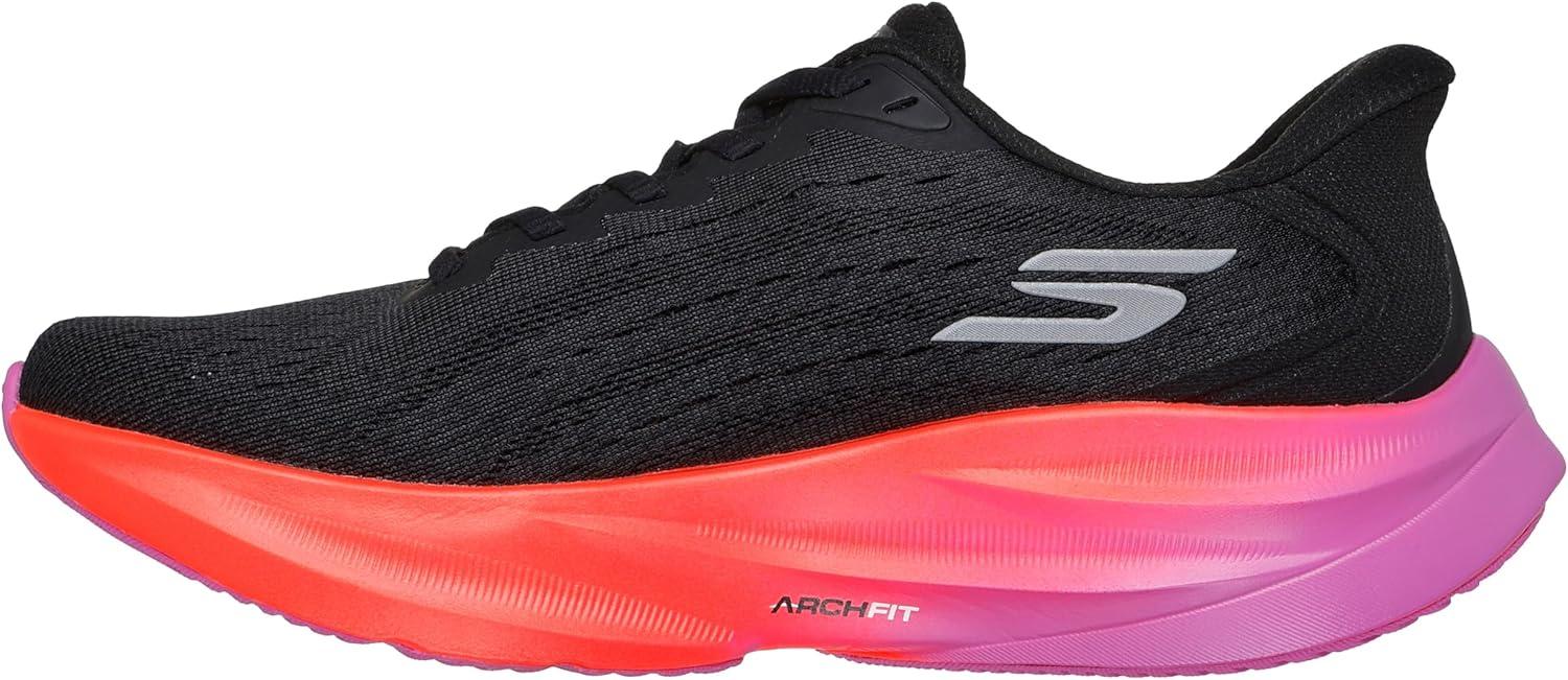 imageSkechers Womens Aero Spark Hands Free Slipins SneakerBlackPurplePink
