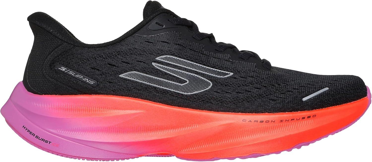 imageSkechers Womens Aero Spark Hands Free Slipins SneakerBlackPurplePink