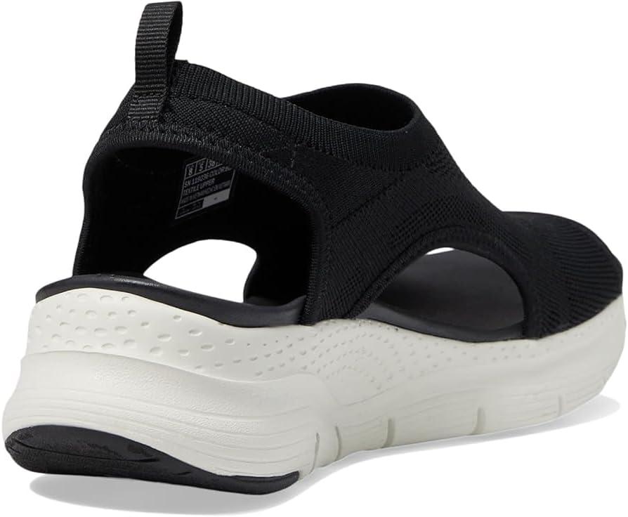 imageSkechers Womens Arch Fit City Catch Womens Knit SlipOn SandalsBlack