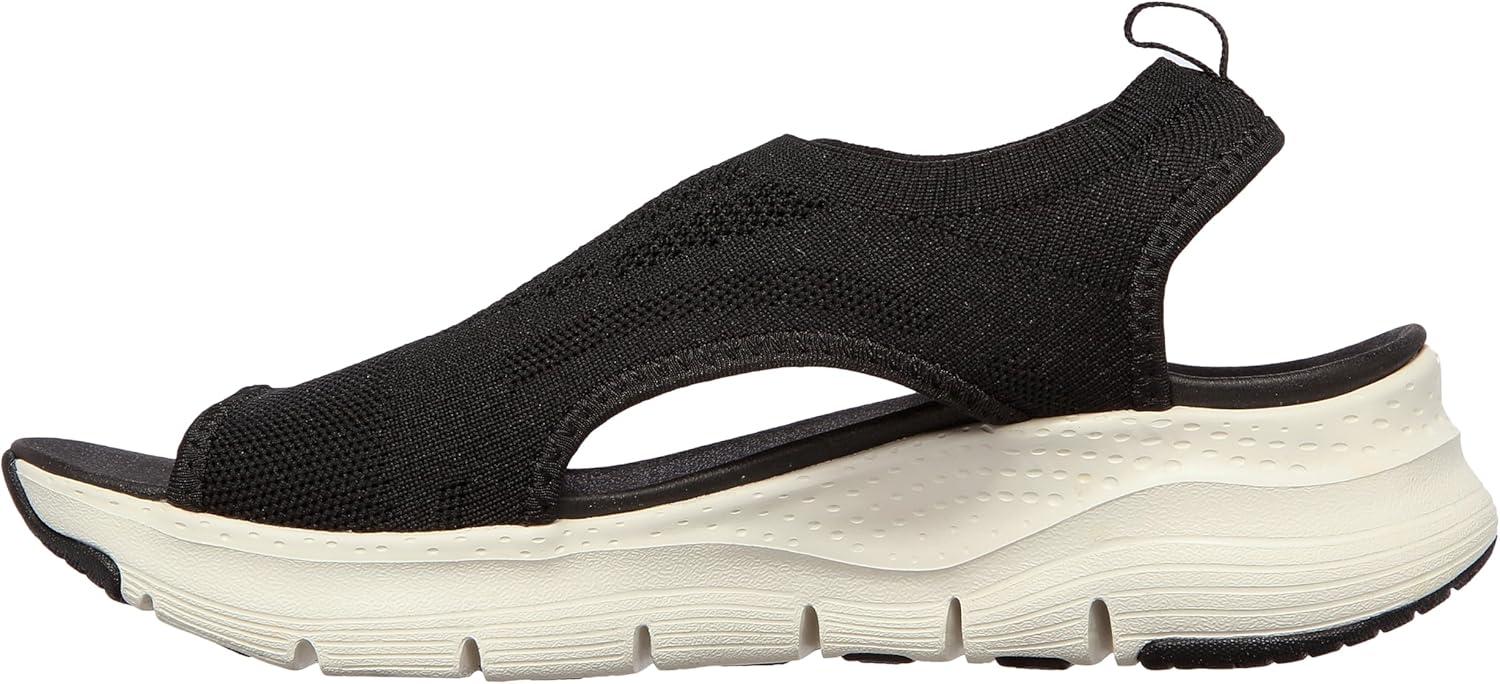 imageSkechers Womens Arch Fit City Catch Womens Knit SlipOn SandalsBlack