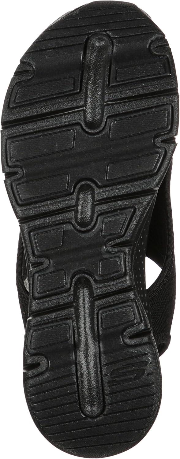 imageSkechers Womens Arch Fit City Catch Womens Knit SlipOn SandalsBlackBlack