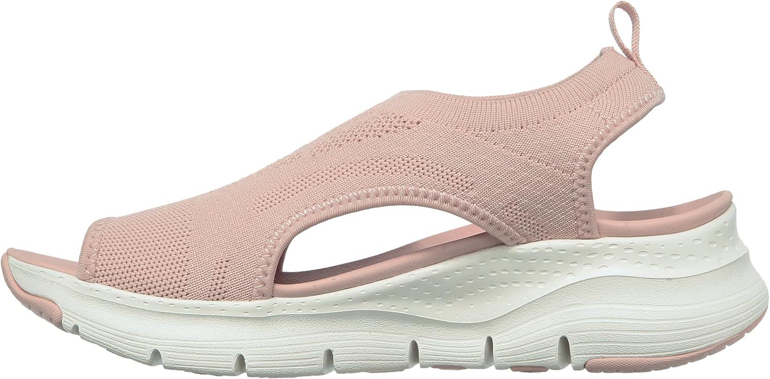 imageSkechers Womens Arch Fit City Catch Womens Knit SlipOn SandalsBlush