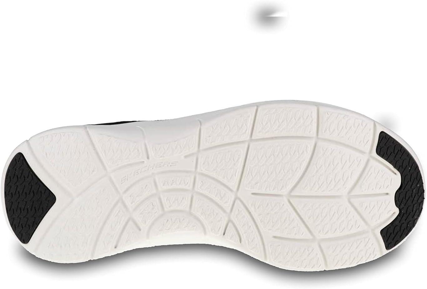 imageSkechers Womens Arch Fit Refine Dont Go SneakerBlack Knit W White Trim