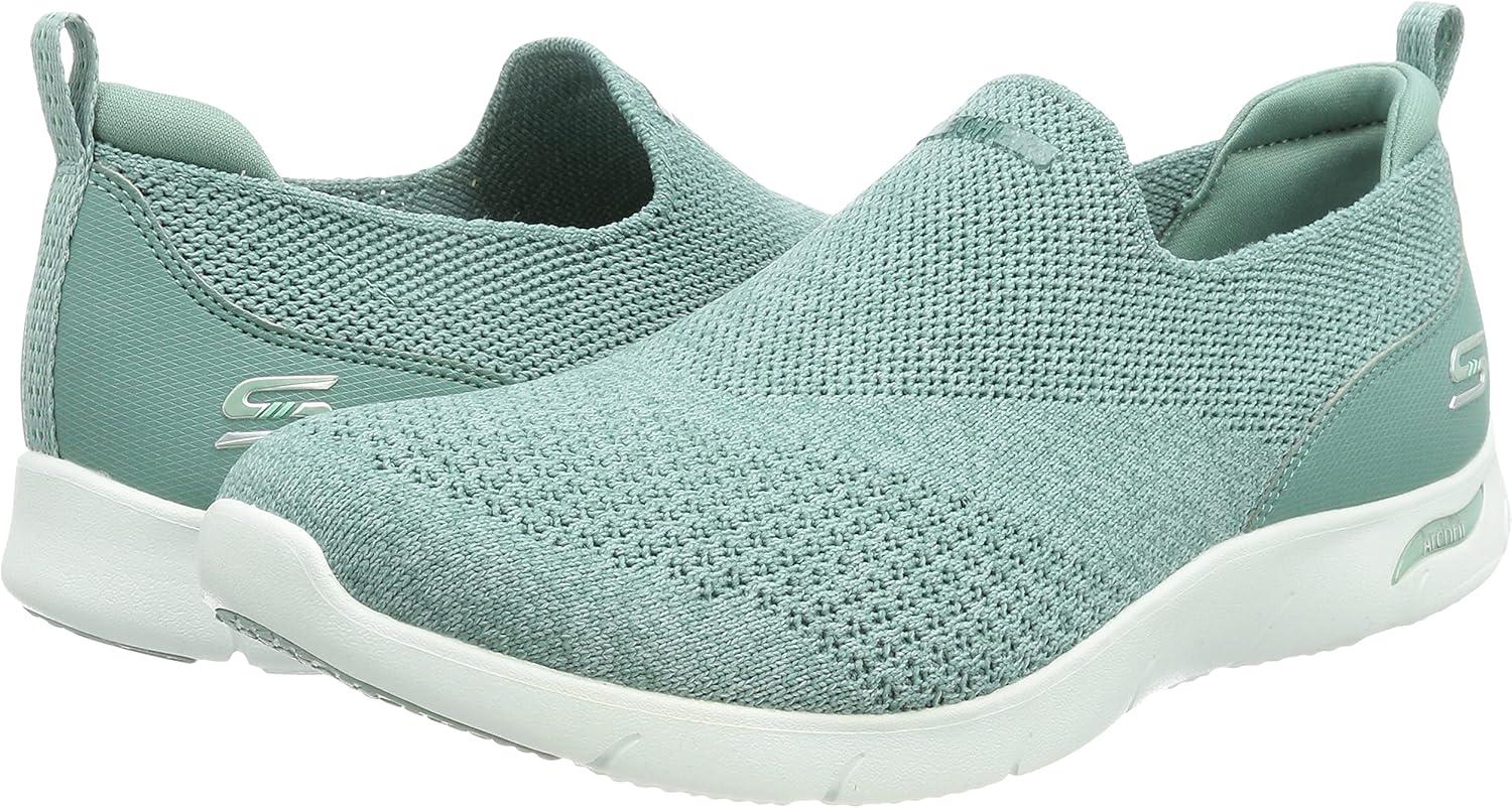 imageSkechers Womens Arch Fit Refine Dont Go SneakerSage Heathered Knit