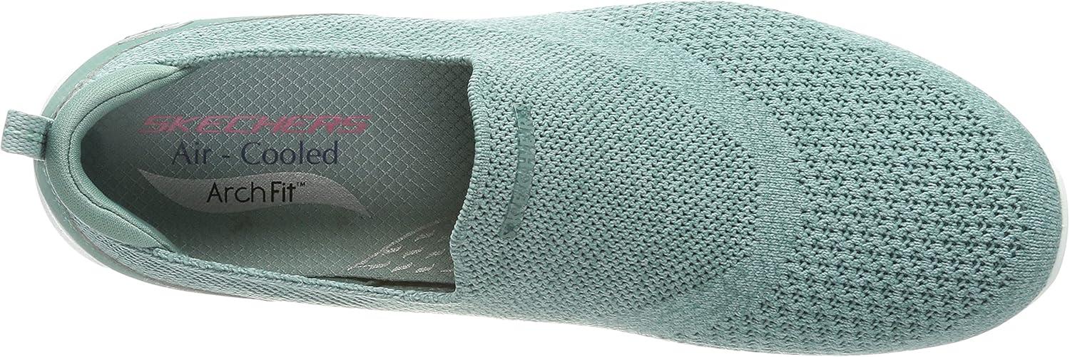 imageSkechers Womens Arch Fit Refine Dont Go SneakerSage Heathered Knit