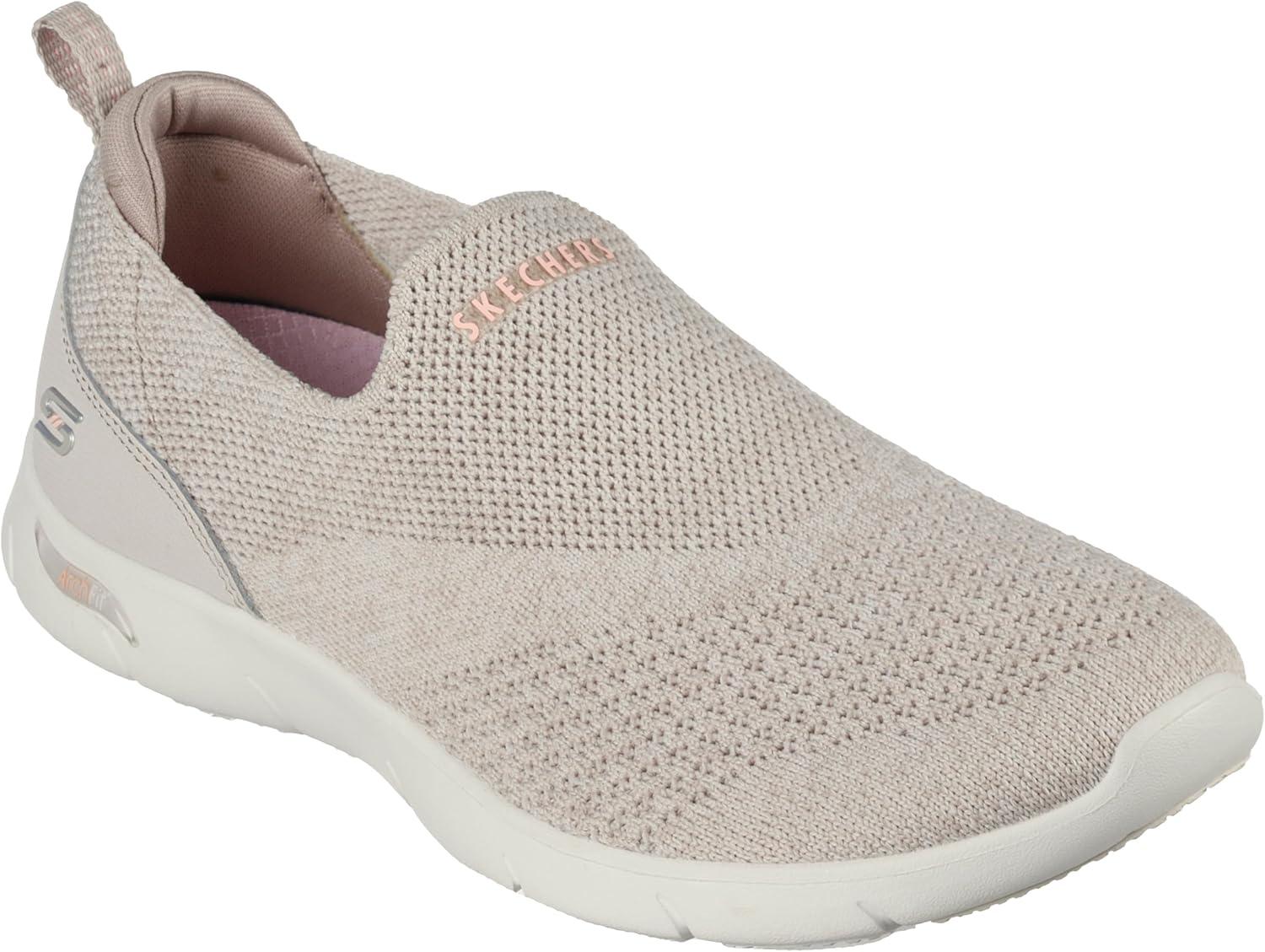 imageSkechers Womens Arch Fit Refine Dont Go SneakerTaupe