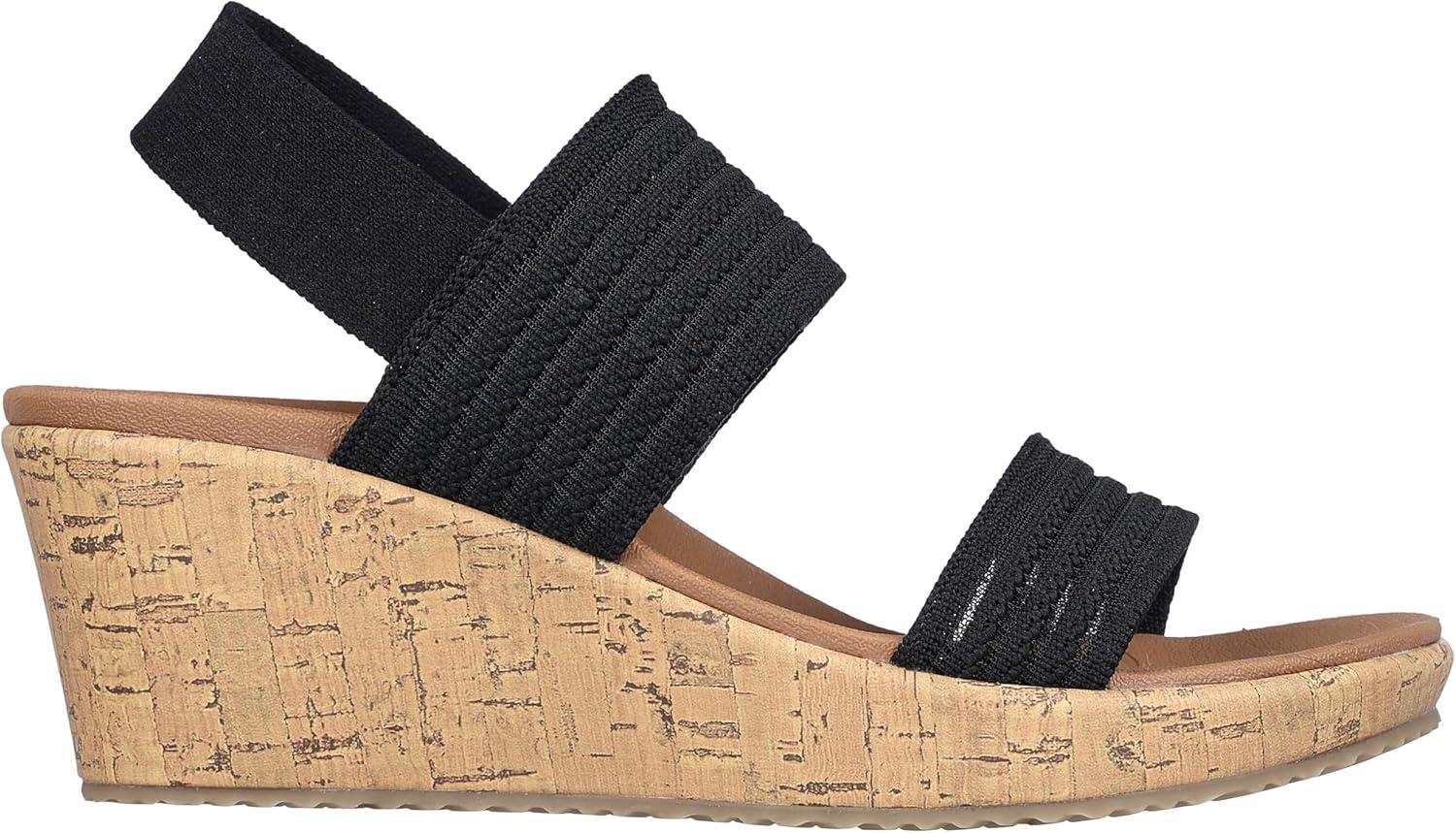 imageSkechers Womens Beverlee Sheer LuckSneakerBlack