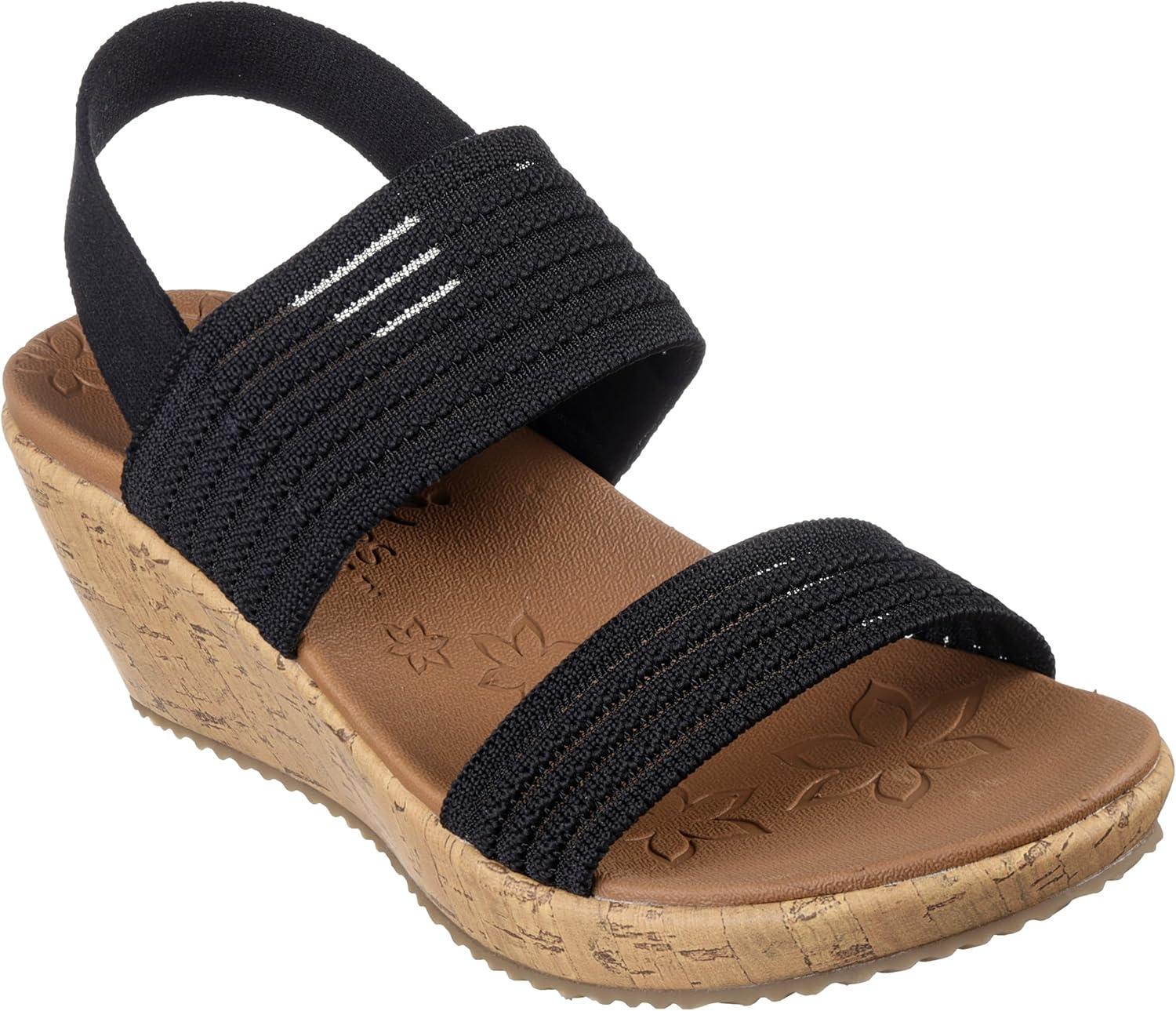 imageSkechers Womens Beverlee Sheer LuckSneakerBlack