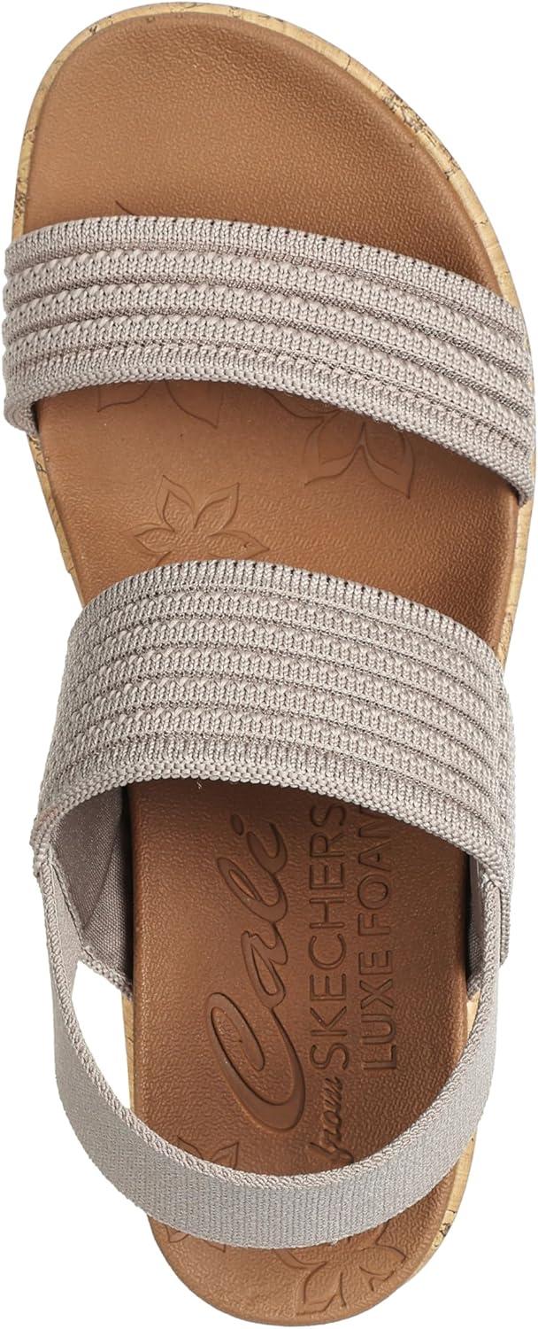 imageSkechers Womens Beverlee Sheer LuckSneakerTaupe