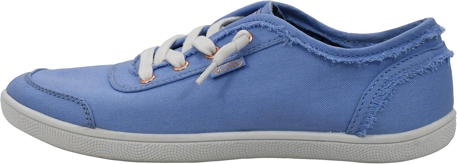 imageSkechers Womens Bobs B Cute Sneaker Memory Foam Flexible Outsole Lightweight Vegan ShoesBlue
