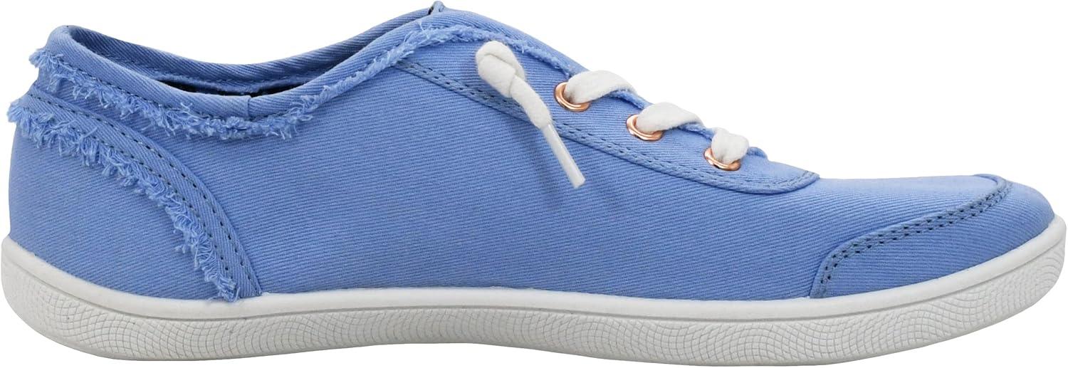 imageSkechers Womens Bobs B Cute Sneaker Memory Foam Flexible Outsole Lightweight Vegan ShoesBlue
