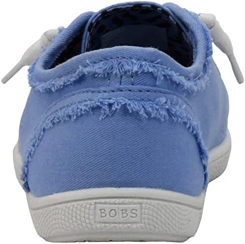 imageSkechers Womens Bobs B Cute Sneaker Memory Foam Flexible Outsole Lightweight Vegan ShoesBlue