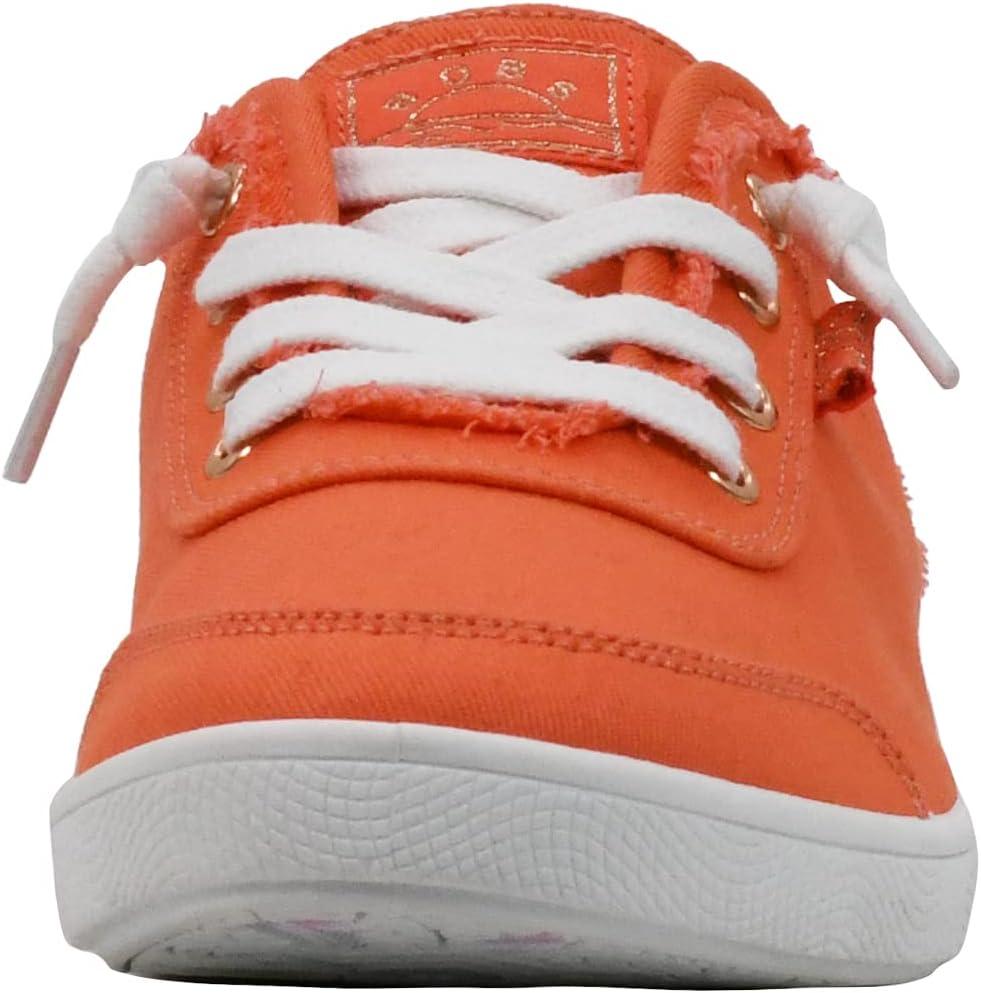 imageSkechers Womens Bobs B Cute Sneaker Memory Foam Flexible Outsole Lightweight Vegan ShoesCoral