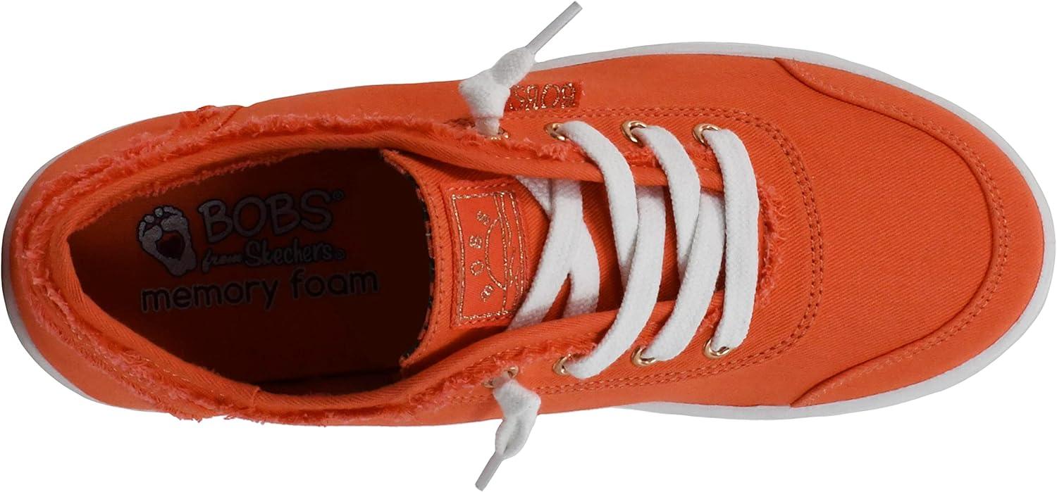 imageSkechers Womens Bobs B Cute Sneaker Memory Foam Flexible Outsole Lightweight Vegan ShoesCoral