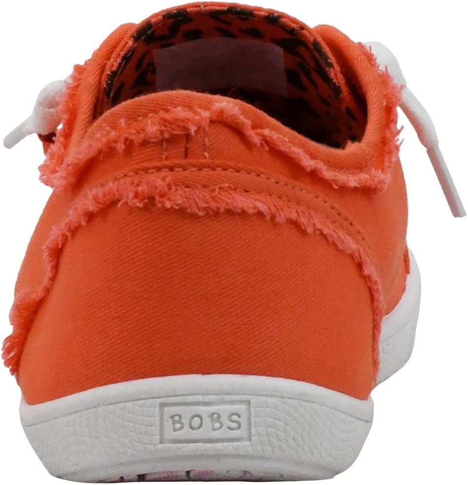 imageSkechers Womens Bobs B Cute Sneaker Memory Foam Flexible Outsole Lightweight Vegan ShoesCoral