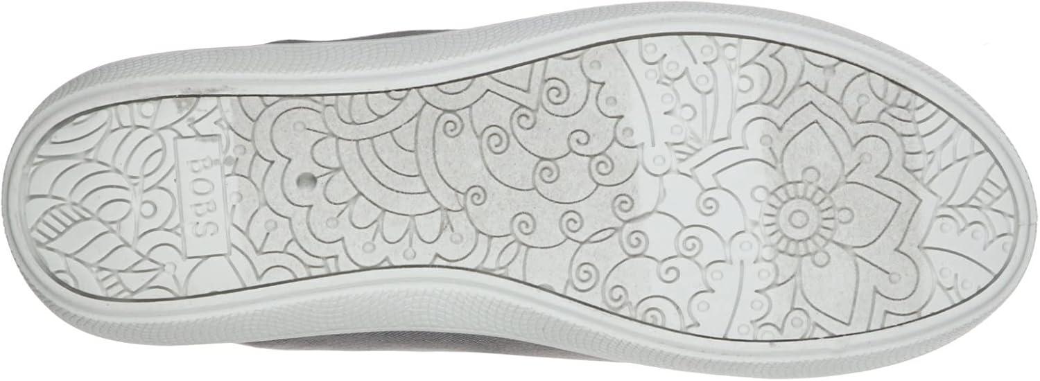 imageSkechers Womens Bobs B Cute Sneaker Memory Foam Flexible Outsole Lightweight Vegan ShoesGrey