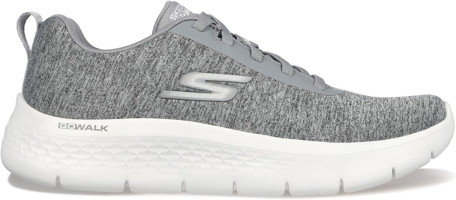 imageSkechers Womens Bobs B Cute Sneaker Memory Foam Flexible Outsole Lightweight Vegan ShoesGrey