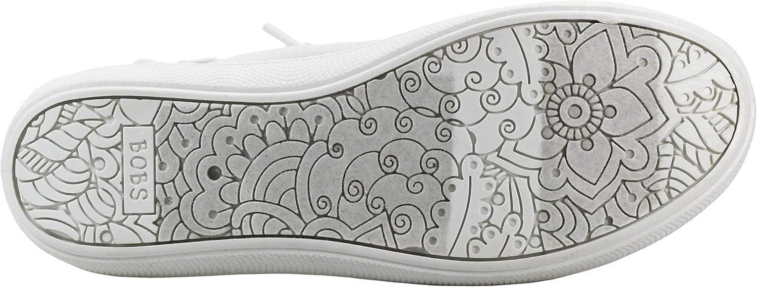 imageSkechers Womens Bobs B Cute Sneaker Memory Foam Flexible Outsole Lightweight Vegan ShoesNatural