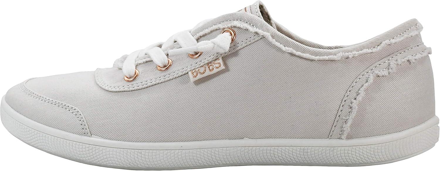 imageSkechers Womens Bobs B Cute Sneaker Memory Foam Flexible Outsole Lightweight Vegan ShoesNatural