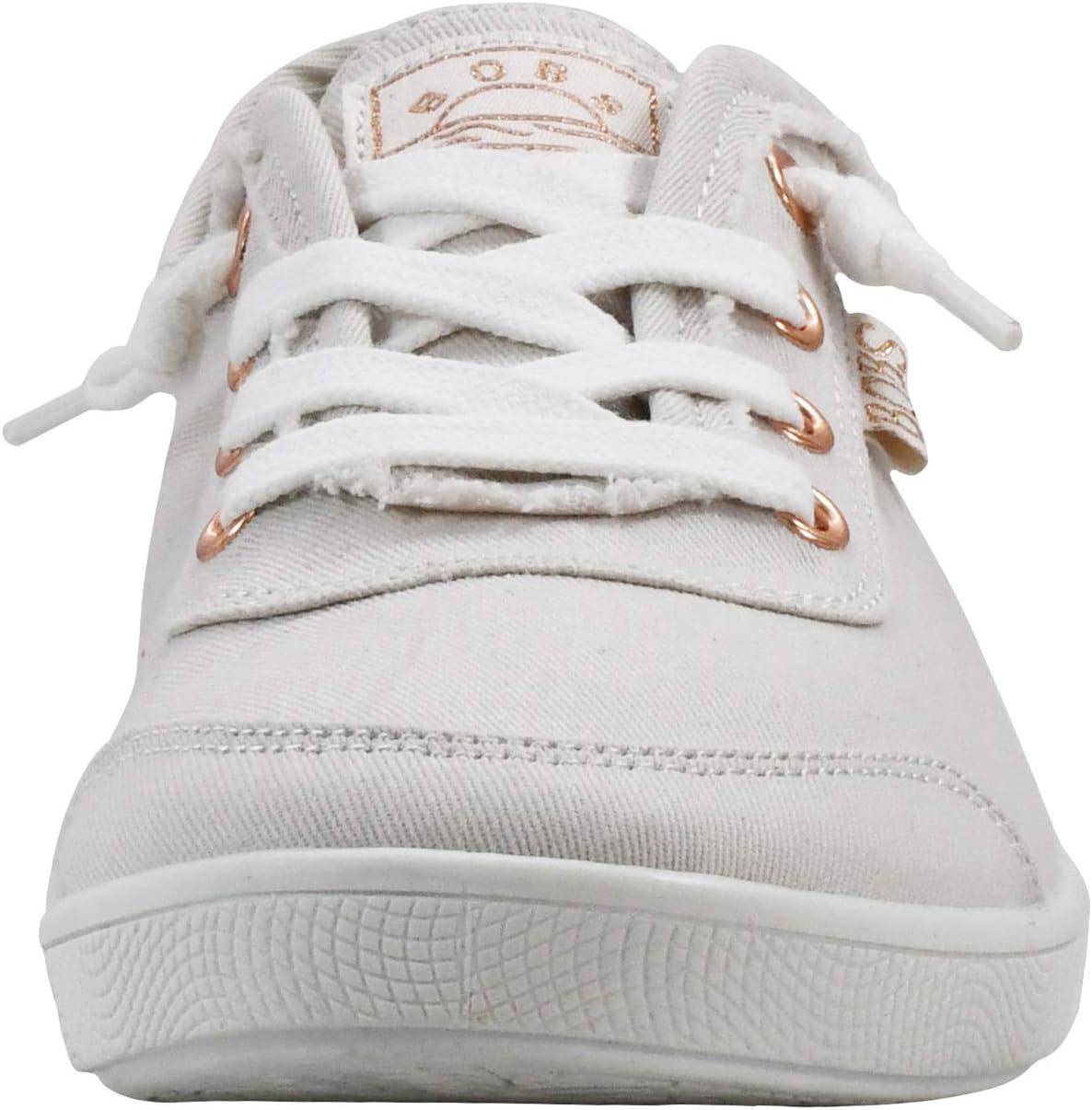 imageSkechers Womens Bobs B Cute Sneaker Memory Foam Flexible Outsole Lightweight Vegan ShoesNatural