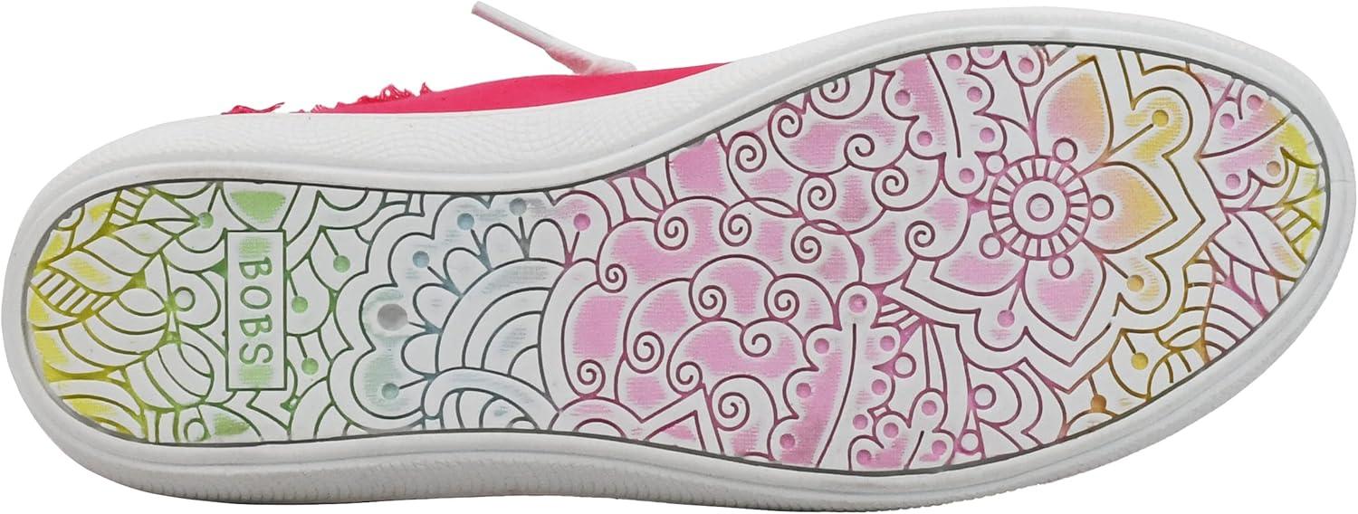 imageSkechers Womens Bobs B Cute Sneaker Memory Foam Flexible Outsole Lightweight Vegan ShoesRasberry