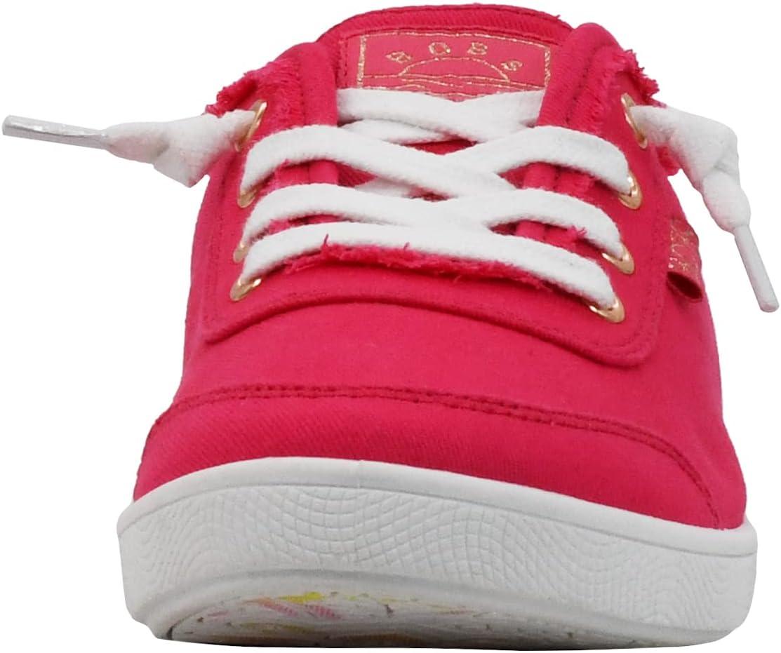 imageSkechers Womens Bobs B Cute Sneaker Memory Foam Flexible Outsole Lightweight Vegan ShoesRasberry