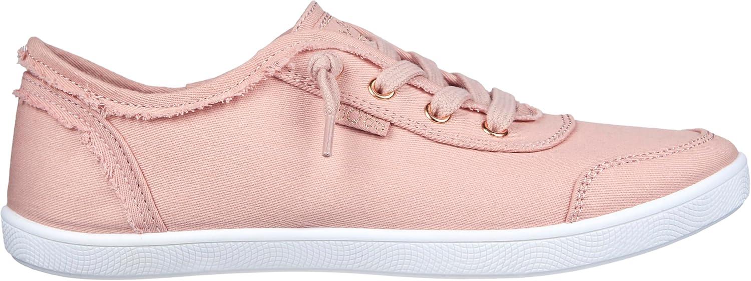 imageSkechers Womens Bobs B Cute Sneaker Memory Foam Flexible Outsole Lightweight Vegan ShoesRose