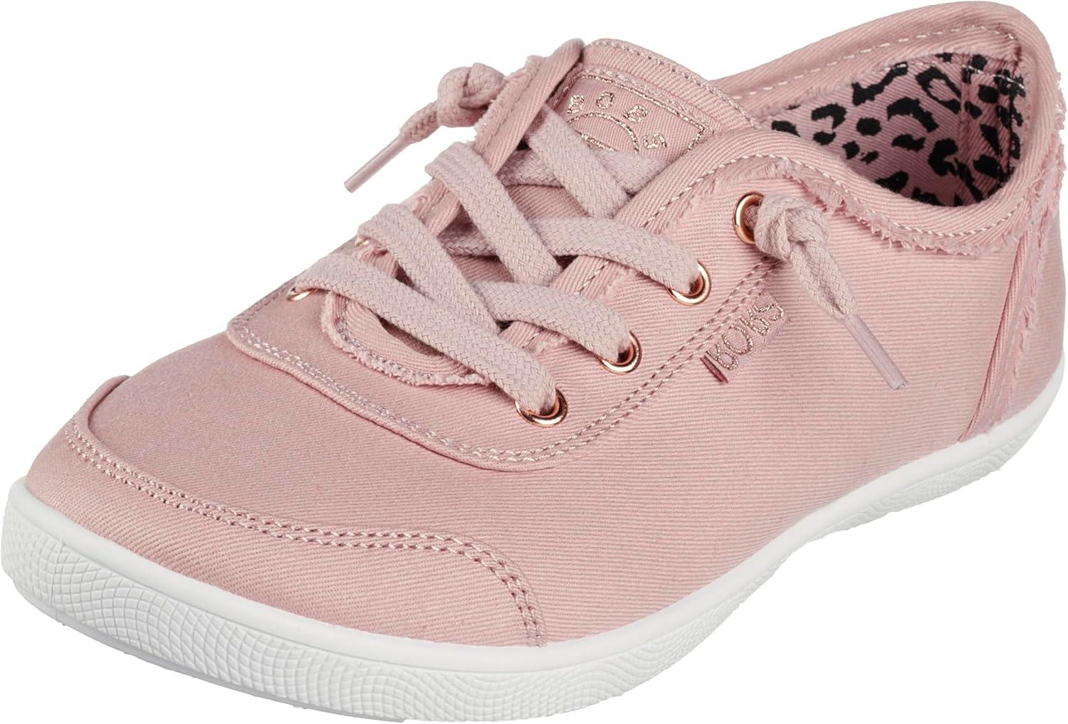 imageSkechers Womens Bobs B Cute Sneaker Memory Foam Flexible Outsole Lightweight Vegan ShoesRose